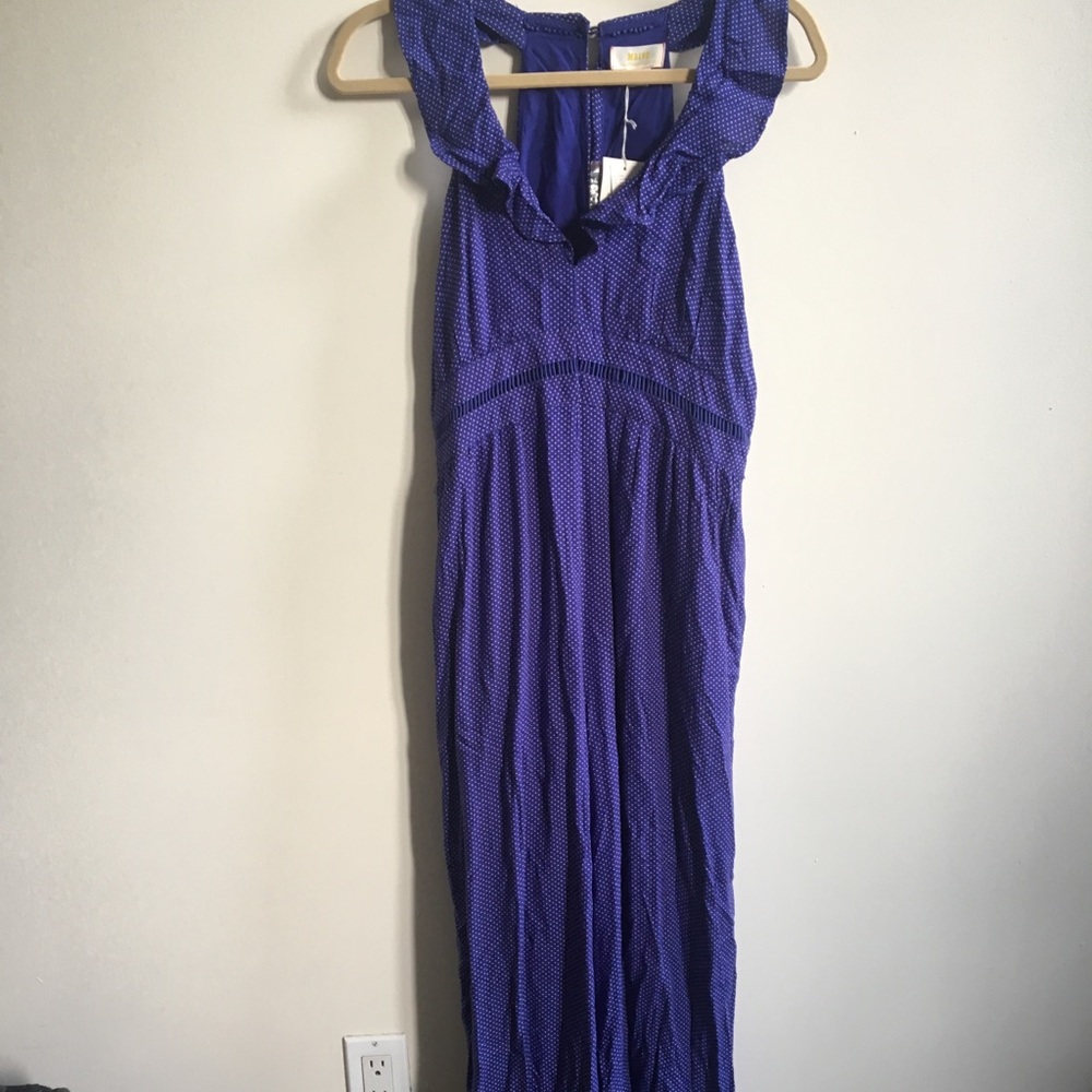 Anthropologie Polka Dot Jumpsuit